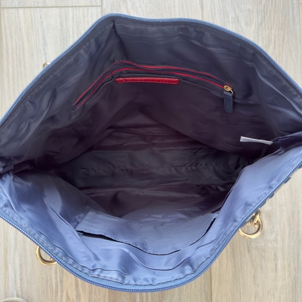 Tommy Hilfiger Over The Shoulder Handbag/Tote/Purse Navy Blue - Picture 6 of 10